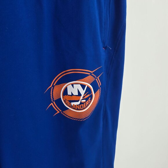Reebok Center Ice mens size Large NHL New York islanders ankle zip sweat pants - Picture 3 of 10